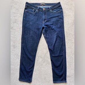 Mens DUER L2X Slim Fit Dark Wash Denim Jeans Size 34x30